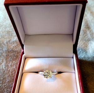 NEW Helzberg Engagement Ring - Lab Grown Diamond 14k White Gold (1 1/2 ct.)